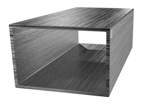 алюминиевый профиль прямоугольного сечения 40х60х2